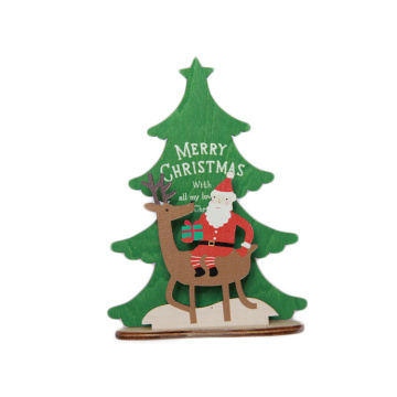 Diseñador de la oficina del partido de la tienda de FQ nuevo adornos decoraciones de Navidad de madera